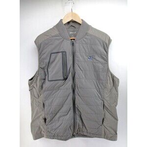 Johnnie O Vest Men XL Duffy Meteor Quilted Full Zip‎ Performance Golf Sleeveless